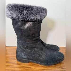 Trask Women’s Audra Suede Shearling Boots